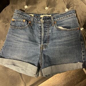Levi’s denim wedgie shorts